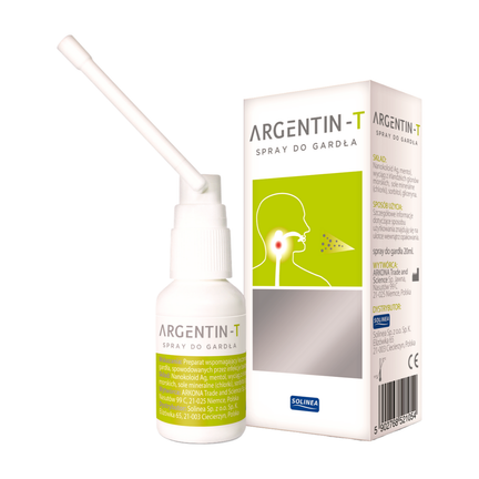 Argentin-T, spray do gardła, 20 ml - zdjęcie produktu