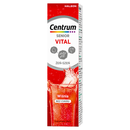 Centrum Vital Senior, 20 tabletek musujących - SUPLEMENT DIETY