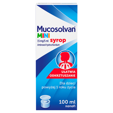 Mucosolvan mini, syrop 0,015/5 ml, 100 ml
