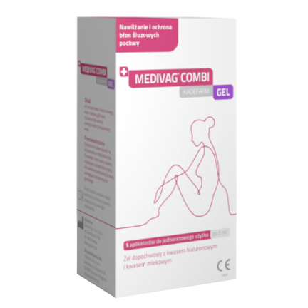 Medivag Combi Kadefarm, żel,  5 aplikatorów po 5 ml - zdjęcie produktu