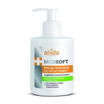 SCAN-ANIDA Anida Medi Soft, emulsja micelarna do mycia twarzy, 300 ml — Składniki i ocena