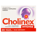 Cholinex Intense 2,5 mg + 1,2 mg, 20 tabletek do ssania - PRODUKT LECZNICZY NIEREFUNDOWANY OTC
