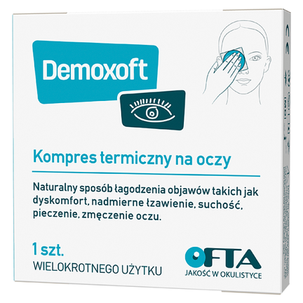 Demoxoft kompres termiczny na oczy - WYRÓB MEDYCZNY