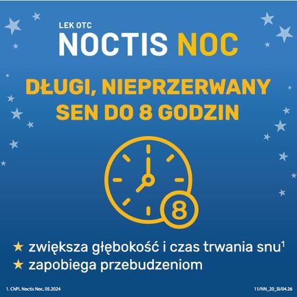 Noctis Noc 12,5 mg, 20 tabletek powlekanych - BIOFARM