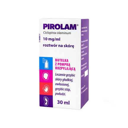 Pirolam 10 mg/ml, roztwór na skórę, 30 ml - 5909990739912