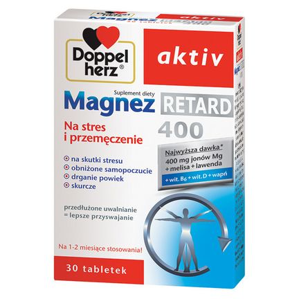 Doppelherz aktiv Magnez Retard, 30 tabletek - zdjęcie produktu