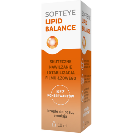 SoftEye Lipid Balance, krople do oczu, 10 ml - zdjęcie produktu