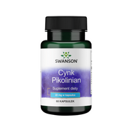 Swanson Cynk Pikolinian 22 mg, 60 kapsułek