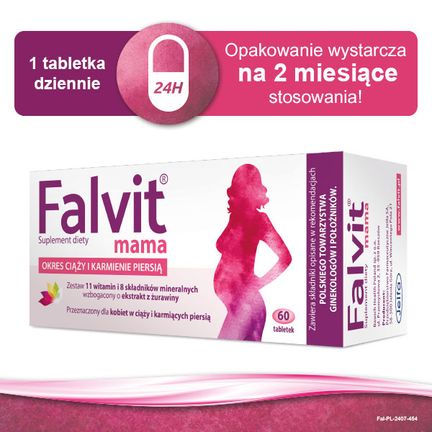 Falvit mama, 60 tabletek - Dorosły