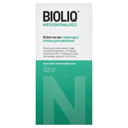 AFLOFARM Bioliq Specialist, krem na noc redukujący zmiany potrądzikowe, 30 ml