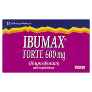 Ibumax Forte 600 mg, 10 tabletek powlekanych