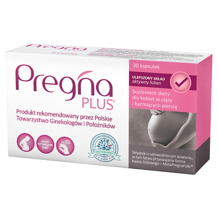 Pregna Plus, 30 kapsułek - SUPLEMENT DIETY