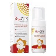 Poxclin Coolmousse, pianka dla dzieci chorych na ospę wietrzną, 100 ml