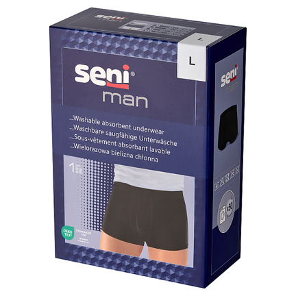 Seni Man Pants, majtki chłonne dla mężczyzn, rozmiar L, 1 sztuka - WYRÓB MEDYCZNY