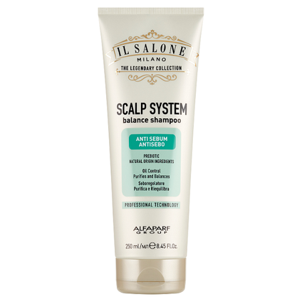 ALFAPARF Scalp System Anti Sebum Shampoo, szampon do włosów przetłuszcających się, 250 ml — Inhaltsstoffe i ocena