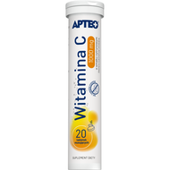 Witamina C 1000 mg APTEO, 20 tabletek musujących o smaku cytrynowym