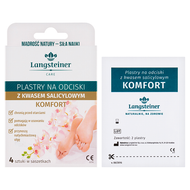 Langsteiner Komfort, plastry na odciski, 4 sztuki w saszetkach