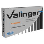 Valinger 25 mg, 4 tabletki powlekane