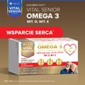 Vital Senior Omega 3, 60 kapsułek miękkich - KAPSUŁKI MIĘKKIE