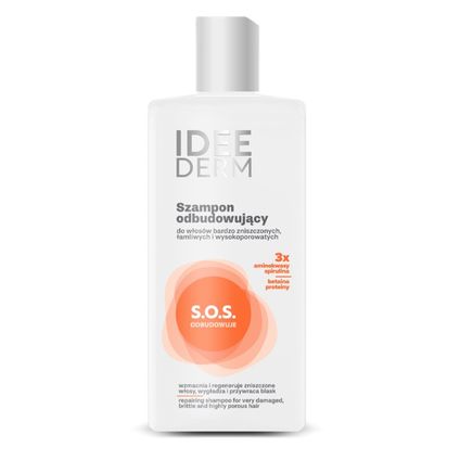 IDEEPHARM Idee Derm, szampon odbudowujący do włosów wysokoporowatych, 300 ml — Składniki i ocena