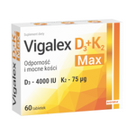 Vigalex D3+K2 Max, tabletki, 60 sztuk