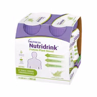 Nutridrink Protein Plant Based, o smaku groszku z miętą, 4 x 200 ml