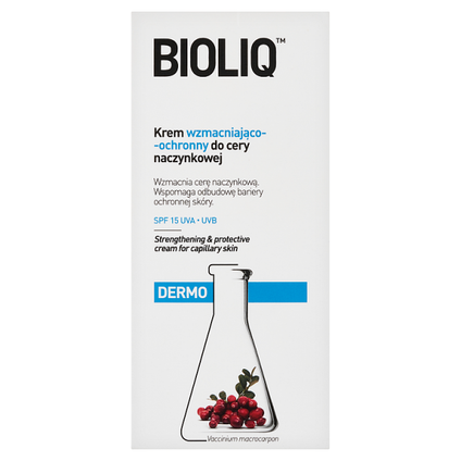 AFLOFARM Bioliq Dermo, krem wzmacniajaco-ochronny do cery naczynkowej, 30 ml