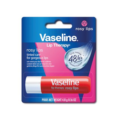 UNILEVER IMPORT Vaseline pomadka do ust, rosy lips, 4.8 g