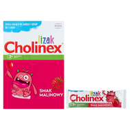 Cholinex lizak bez cukru, smak malinowy, 50 sztuk