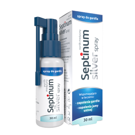 Septinum Silver, spray do gardła, 30 ml - zdjęcie produktu