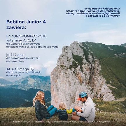 Bebilon 4 Advance Pronutra Junior, formuła na bazie mleka po 2. roku życia, 1000 g - MLEKO