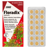 Floradix, tabletki z żelazem, 84 tabletki