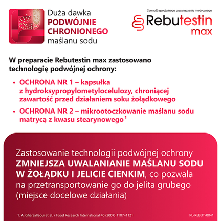 Rebutestin max, 60 kapsułek - Układ pokarmowy