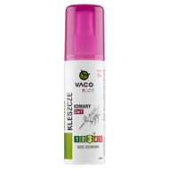 Vaco, płyn na komary, kleszcze i meszki dla dzieci, 80 ml
