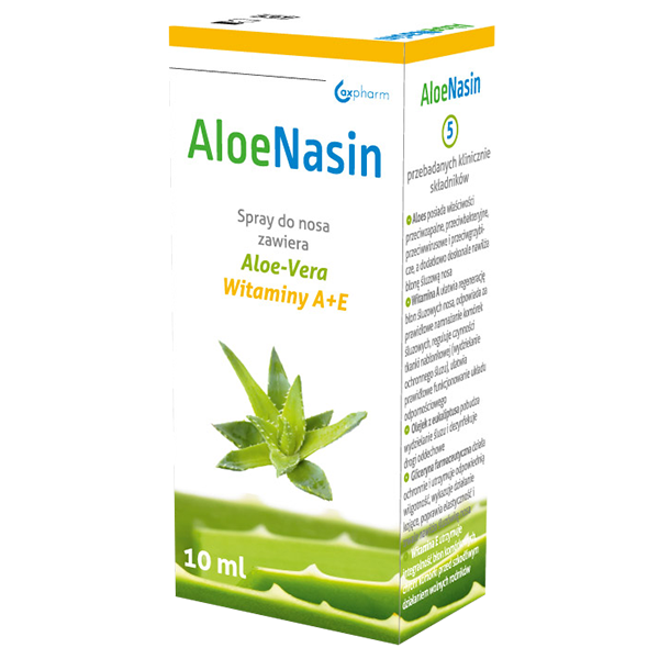 AloeNasin A + E, spray do nosa, 10 ml