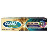 Corega Power Max Supreme All-in-1, krem mocujący do protez zębowych, 40 g