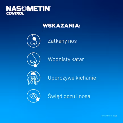 Nasometin Control 50 mcg/dawkę, aerozol do nosa, 17 g (120 dawek)  - Układ oddechowy