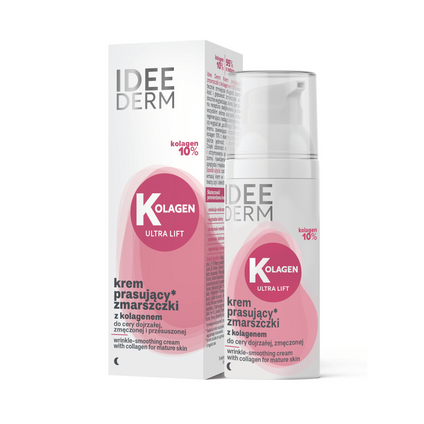 IDEEPHARM Idee Derm krem prasujący zmarszczki z kolagenem 10%, 50 ml — Składniki i ocena