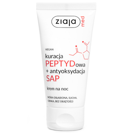 Ziaja Med, kuracja peptydowa, krem na noc, 50 ml - zdjęcie produktu