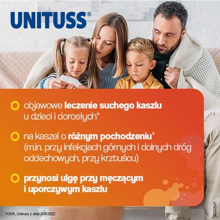 Unituss 60 mg/10 ml, syrop, 120 ml - 5908235400266