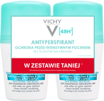 Vichy, dezodorant roll-on, przeciw śladom 48H, 50 ml