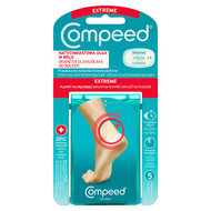 Compeed, plastry na pęcherze na piętach dla aktywnych, rozmiar średni, 5 sztuk