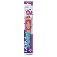 Elgydium Kids Mermaid, szczoteczka do zębów dla dzieci (2-6 lat), soft, 1 sztuka