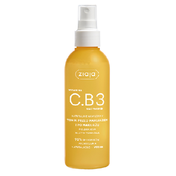 Ziaja C.B3 Niacynamid, tonik przed makijażem i po makijażu, 190 ml
