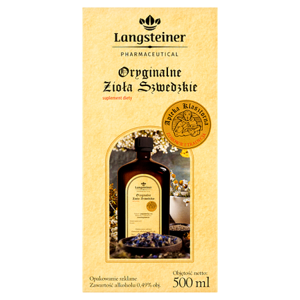 Zioła Szwedzkie, płyn, 500 ml - SUPLEMENT DIETY
