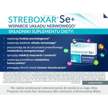 Streboxar Se+, 30 kapsułek - KLOSTERFRAU