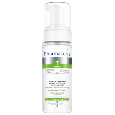 Pharmaceris T Puri-Sebostatic, pianka głęboko oczyszczająca, 150 ml