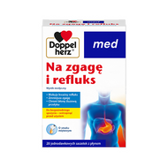 Doppelherz Med na zgagę i refluks, 20 saszetek