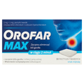 Orofar Max 2 mg + 1 mg, 30 tabletek do ssania - PRODUKT LECZNICZY NIEREFUNDOWANY OTC
