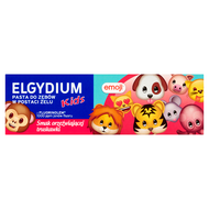 Elgydium Emoji Kids, pasta do zębów dla dzieci 3-6 lat, orzeźwiająca truskawka, 50 ml